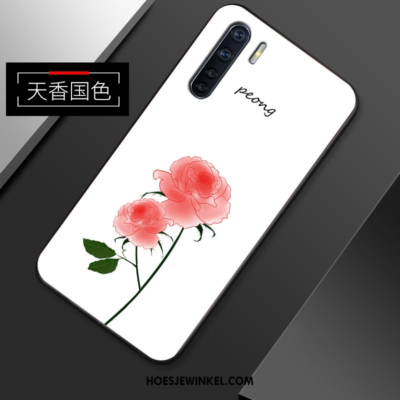 Oppo A91 Hoesje Mobiele Telefoon Eenvoudige Siliconenhoesje, Oppo A91 Hoesje Net Red Trend