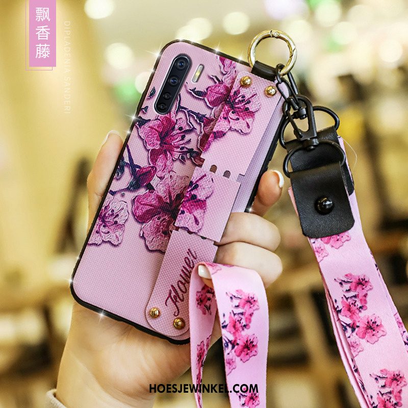 Oppo A91 Hoesje Mode Kunst Mini, Oppo A91 Hoesje Skärmskydd Trendy Merk