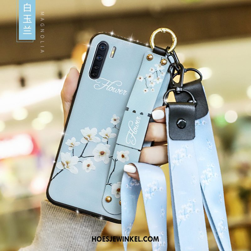 Oppo A91 Hoesje Mode Kunst Mini, Oppo A91 Hoesje Skärmskydd Trendy Merk