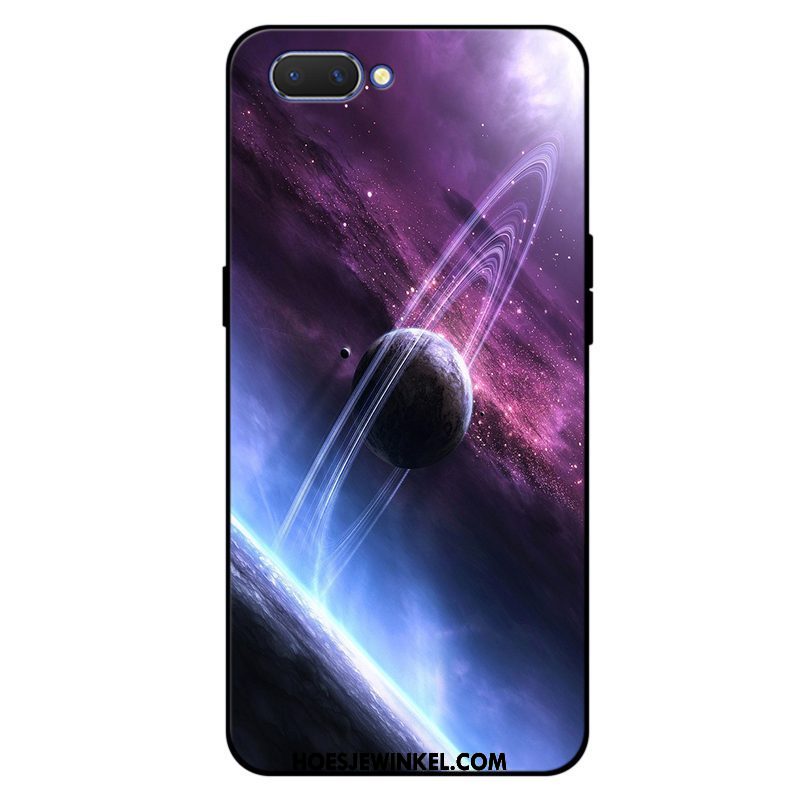 Oppo Ax5 Hoesje Anti-fall Accessoires Eenvoudige, Oppo Ax5 Hoesje Purper Zacht