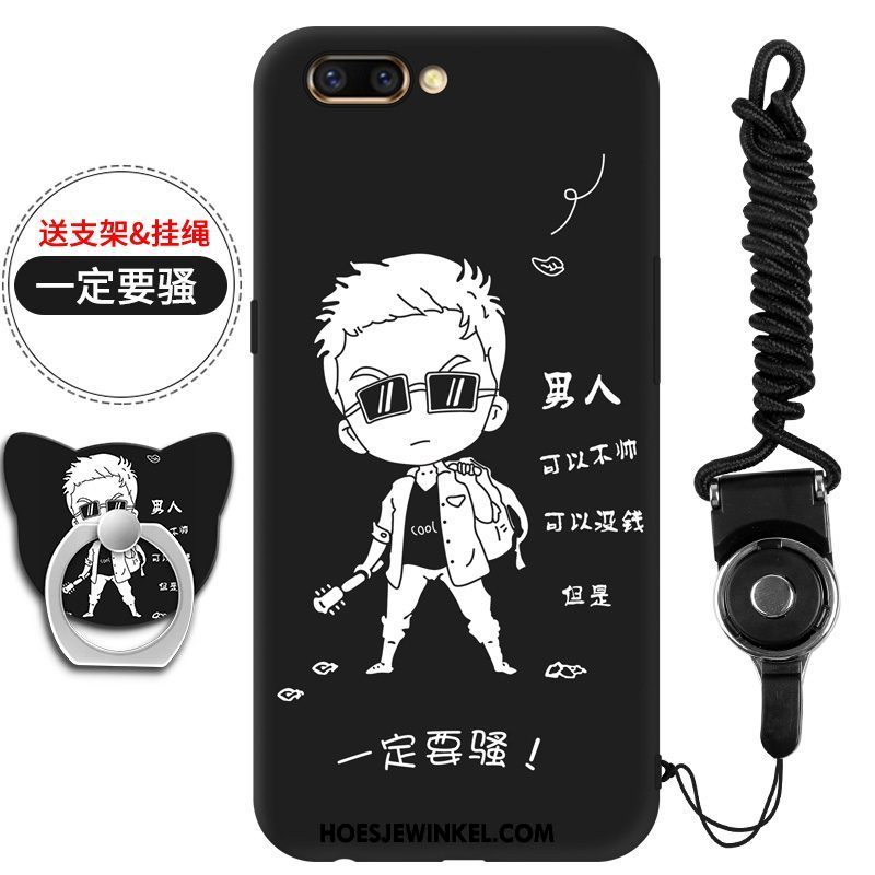 Oppo Ax5 Hoesje Hanger Siliconen Zacht, Oppo Ax5 Hoesje Mobiele Telefoon Zwart