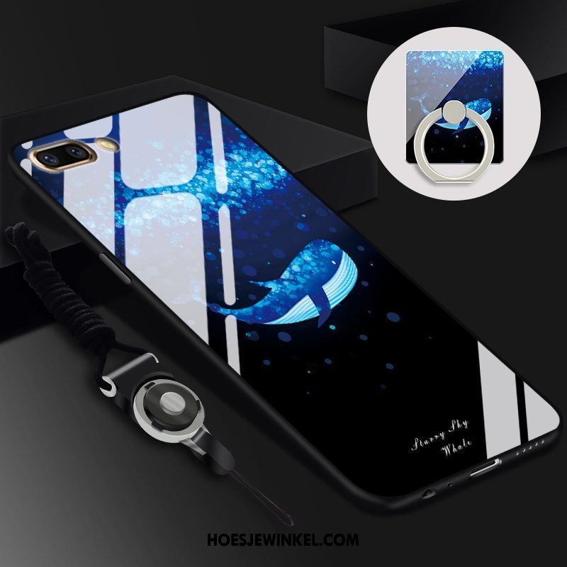 Oppo Ax5 Hoesje Hanger Spotprent Skärmskydd, Oppo Ax5 Hoesje All Inclusive Glas