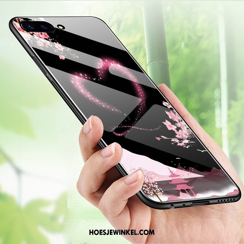 Oppo Ax5 Hoesje Scheppend Hard Lovers, Oppo Ax5 Hoesje Mobiele Telefoon Glas