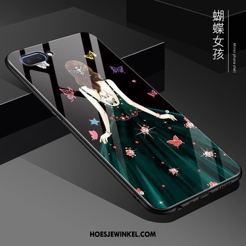 Oppo Ax5 Hoesje Spiegel Siliconen Hoes, Oppo Ax5 Hoesje Anti-fall Roze