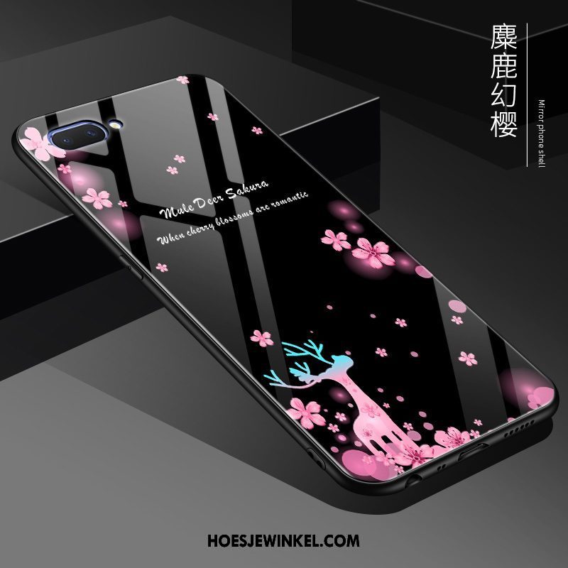 Oppo Ax5 Hoesje Spiegel Siliconen Hoes, Oppo Ax5 Hoesje Anti-fall Roze