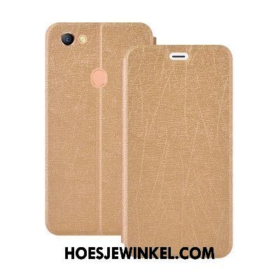 Oppo F5 Hoesje Anti-fall Bescherming Leren Etui, Oppo F5 Hoesje Folio Mobiele Telefoon