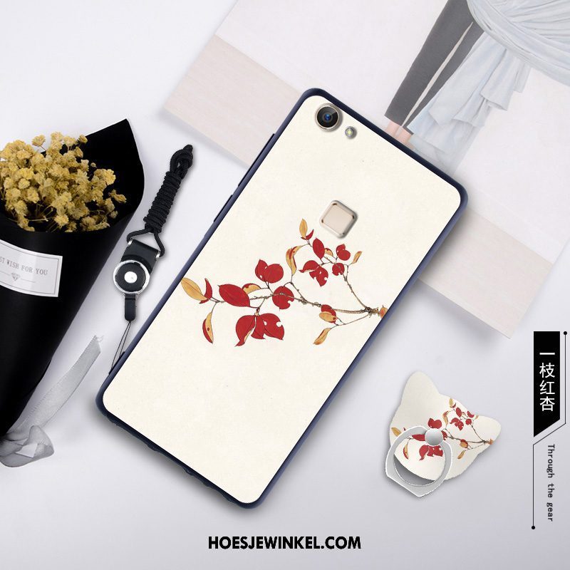 Oppo F5 Hoesje Hanger Zacht Groen, Oppo F5 Hoesje Chinese Stijl Mobiele Telefoon