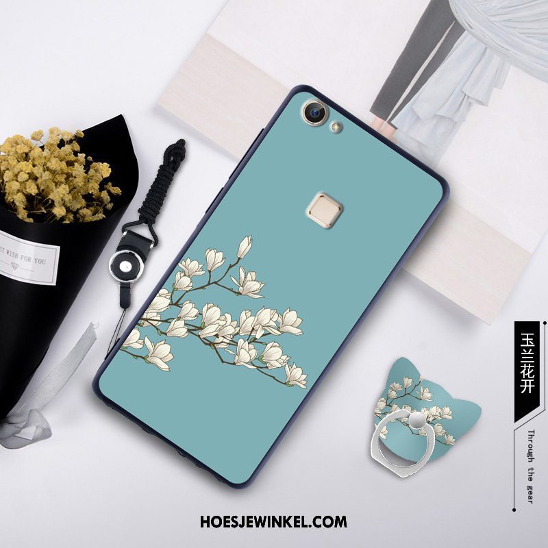 Oppo F5 Hoesje Hanger Zacht Groen, Oppo F5 Hoesje Chinese Stijl Mobiele Telefoon