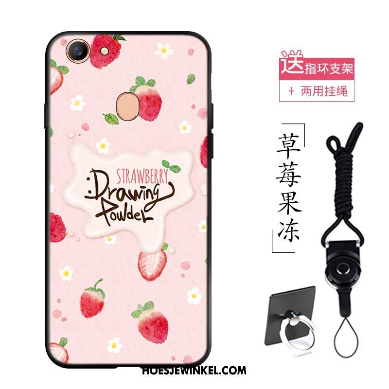 Oppo F5 Hoesje Zwart Hanger Schrobben, Oppo F5 Hoesje Hoes Chinese Stijl