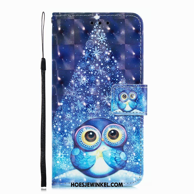 Oppo F5 Youth Hoesje Blauw Mobiele Telefoon Bescherming, Oppo F5 Youth Hoesje Leren Etui Scheppend