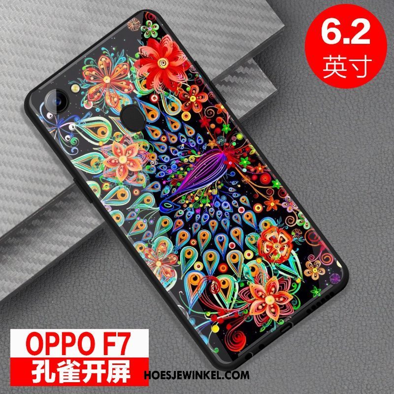 Oppo F7 Hoesje All Inclusive Mobiele Telefoon Persoonlijk, Oppo F7 Hoesje Bescherming Rood