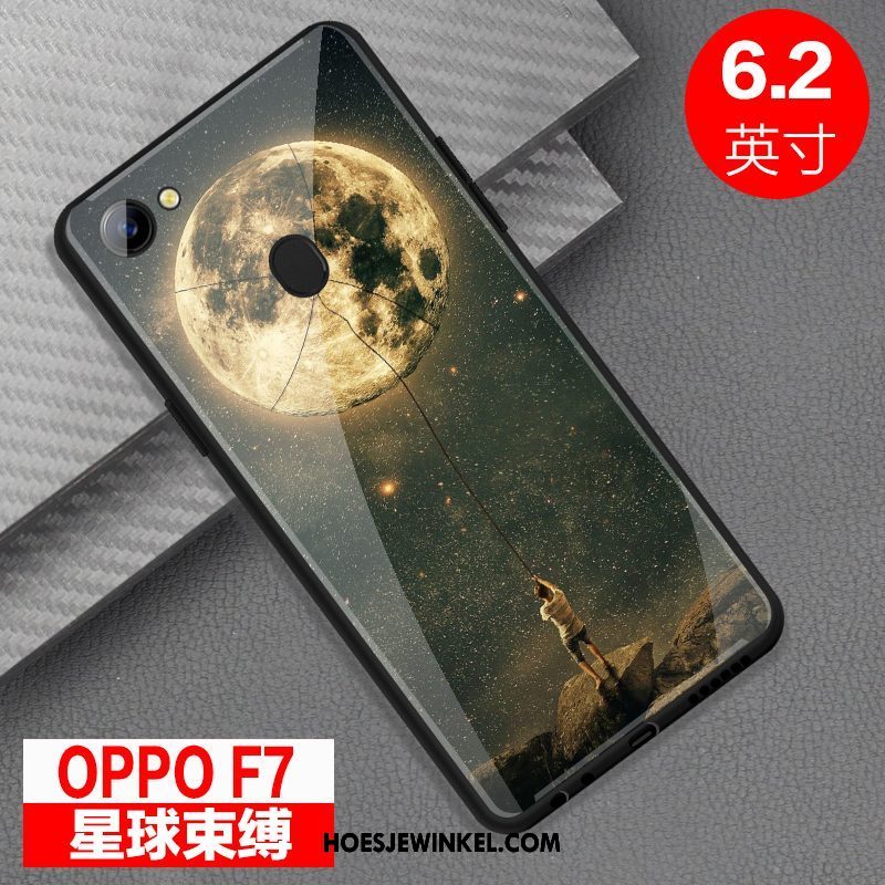 Oppo F7 Hoesje All Inclusive Mobiele Telefoon Persoonlijk, Oppo F7 Hoesje Bescherming Rood