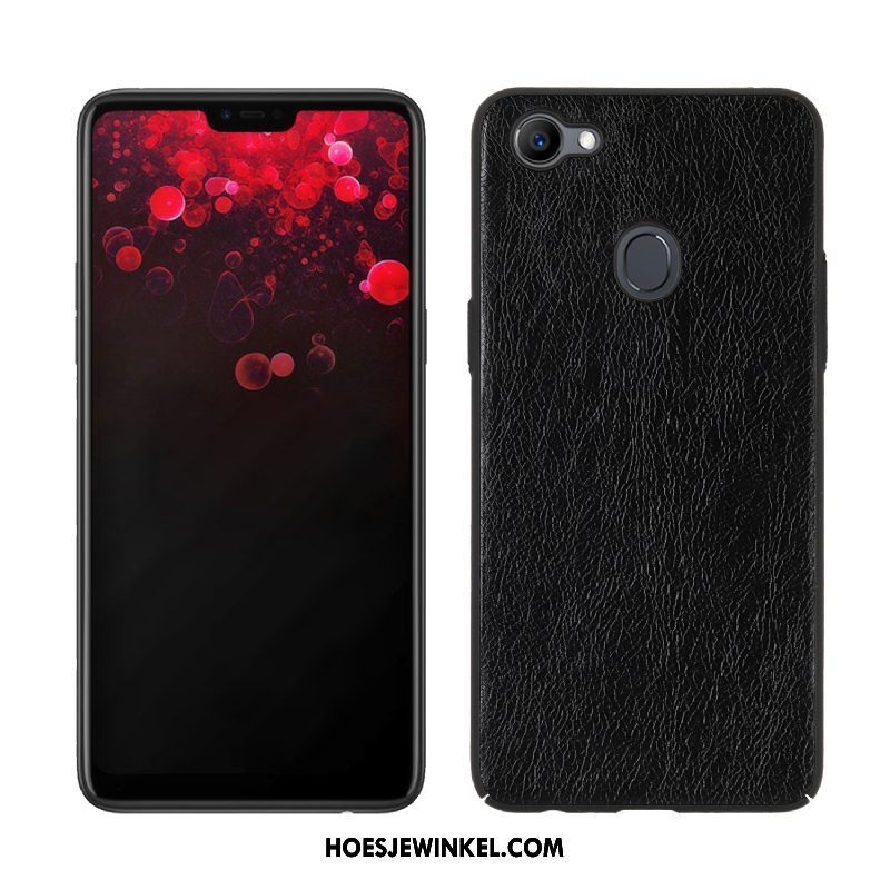 Oppo F7 Hoesje Leer Bescherming Hard, Oppo F7 Hoesje Mobiele Telefoon Schrobben