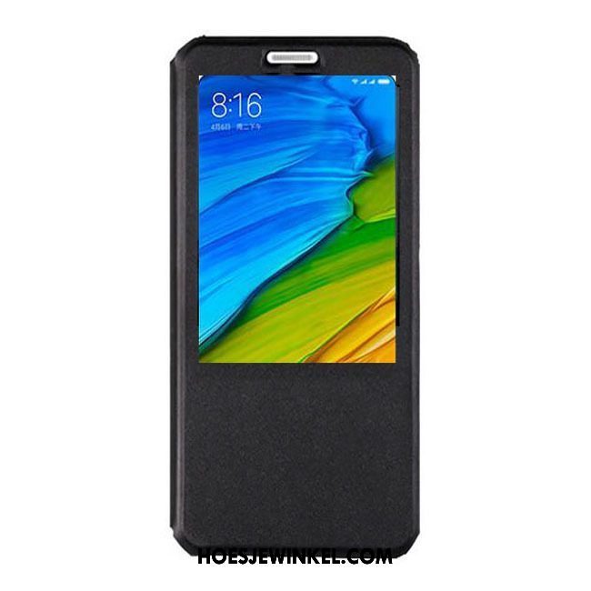 Oppo F7 Hoesje Leren Etui All Inclusive Anti-fall, Oppo F7 Hoesje Wit Glas