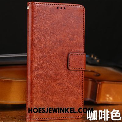 Oppo F7 Hoesje Leren Etui Hoes Bescherming, Oppo F7 Hoesje Mobiele Telefoon Zacht