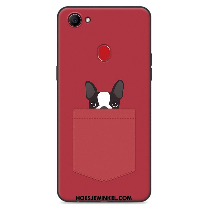 Oppo F7 Hoesje Mobiele Telefoon Hoes Zacht, Oppo F7 Hoesje Rood Siliconen