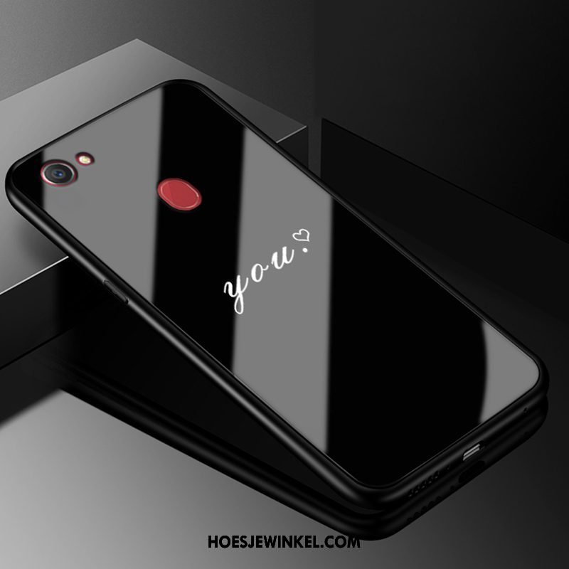 Oppo F7 Hoesje Mobiele Telefoon Sterrenhemel Zwart, Oppo F7 Hoesje Bescherming Lovers