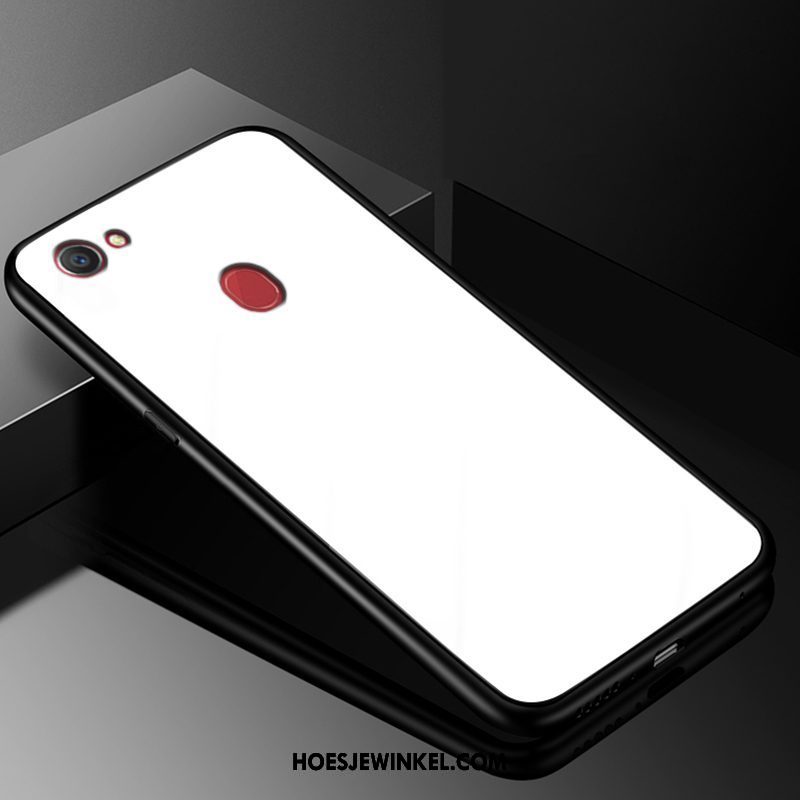 Oppo F7 Hoesje Trend Siliconen Zwart, Oppo F7 Hoesje Bescherming Persoonlijk