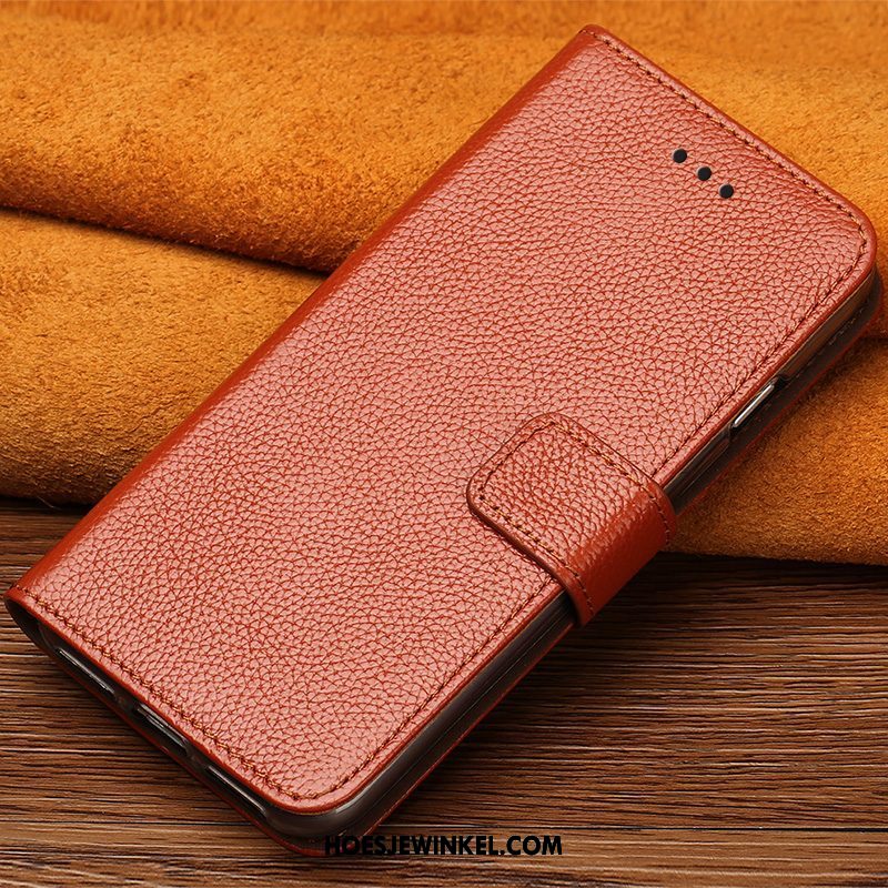 Oppo F7 Youth Hoesje Trendy Merk All Inclusive Leer, Oppo F7 Youth Hoesje Bedrijf Leren Etui