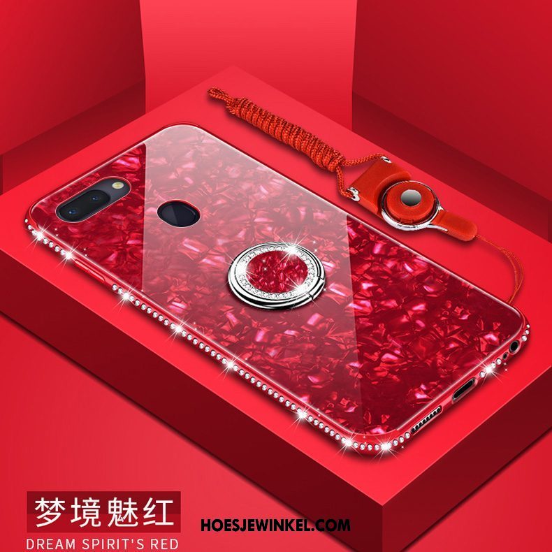 Oppo F9 Hoesje Bescherming Net Red Hoes, Oppo F9 Hoesje Mobiele Telefoon Glas