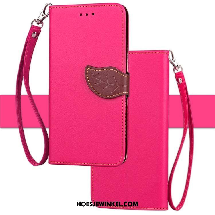 Oppo F9 Hoesje Hoes Mobiele Telefoon All Inclusive, Oppo F9 Hoesje Leren Etui Zwart