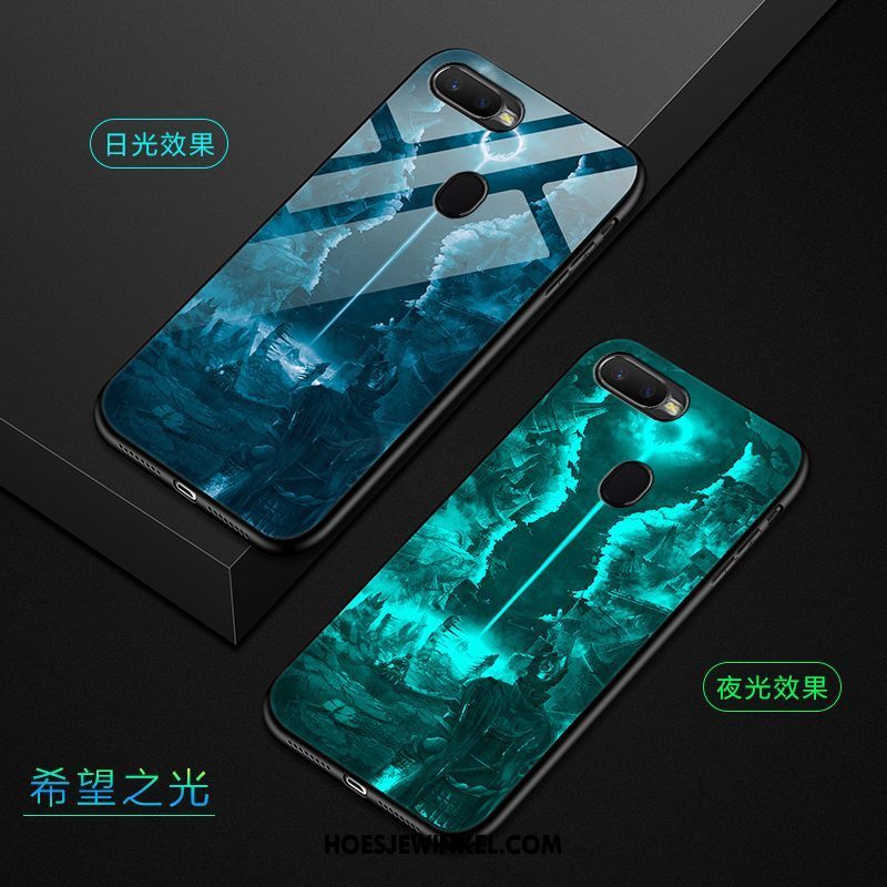 Oppo F9 Hoesje Hoes Mobiele Telefoon Mode, Oppo F9 Hoesje Zwart All Inclusive