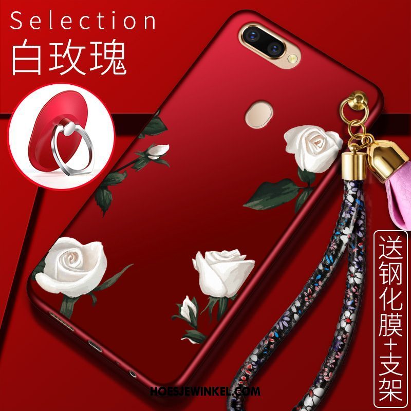 Oppo F9 Hoesje Nieuw Trendy Merk Anti-fall, Oppo F9 Hoesje Mobiele Telefoon Bloemen