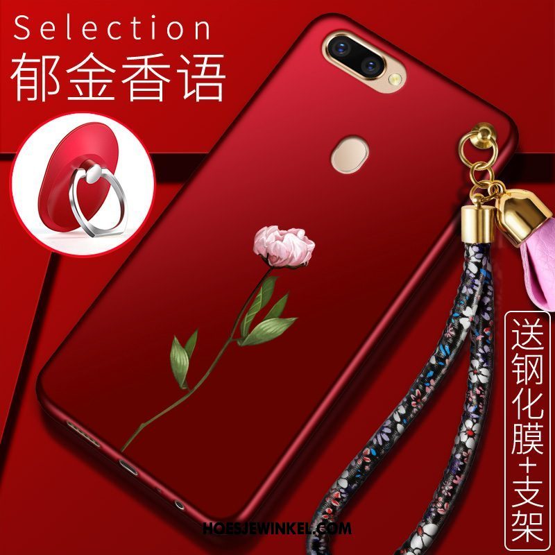 Oppo F9 Hoesje Nieuw Trendy Merk Anti-fall, Oppo F9 Hoesje Mobiele Telefoon Bloemen