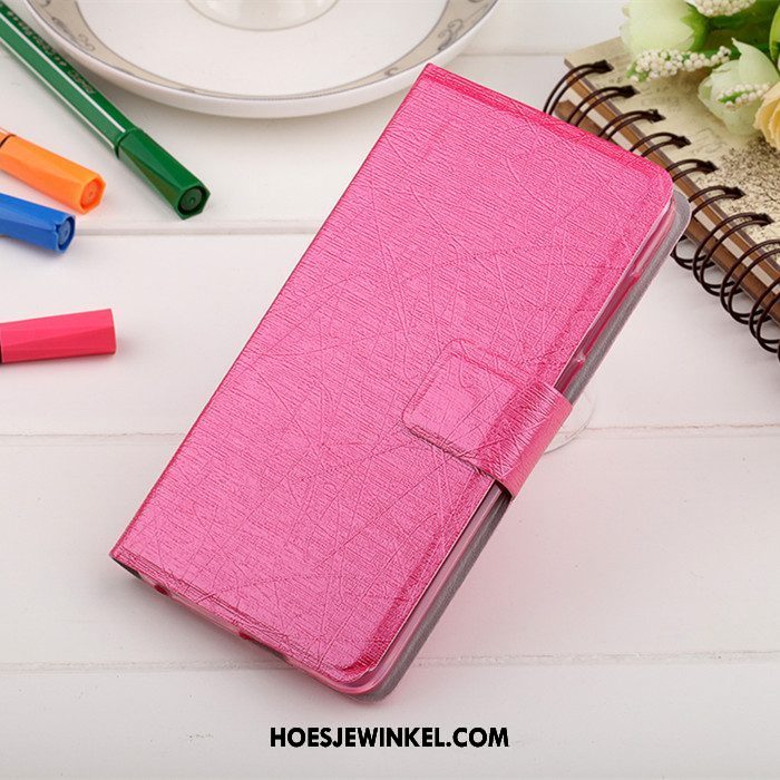 Oppo F9 Starry Hoesje Folio Zwart Anti-fall, Oppo F9 Starry Hoesje Bescherming Leren Etui