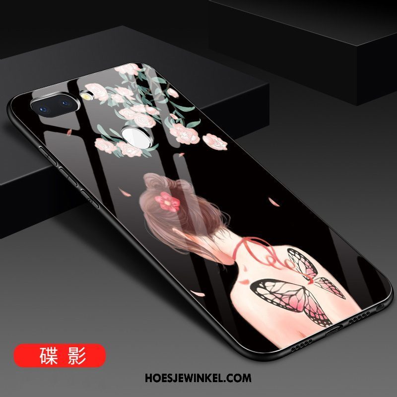 Oppo F9 Starry Hoesje Hanger Schrobben All Inclusive, Oppo F9 Starry Hoesje Siliconen Scheppend