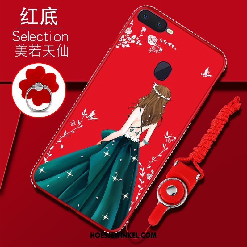 Oppo F9 Starry Hoesje Siliconen Bescherming Mode, Oppo F9 Starry Hoesje Scheppend Net Red