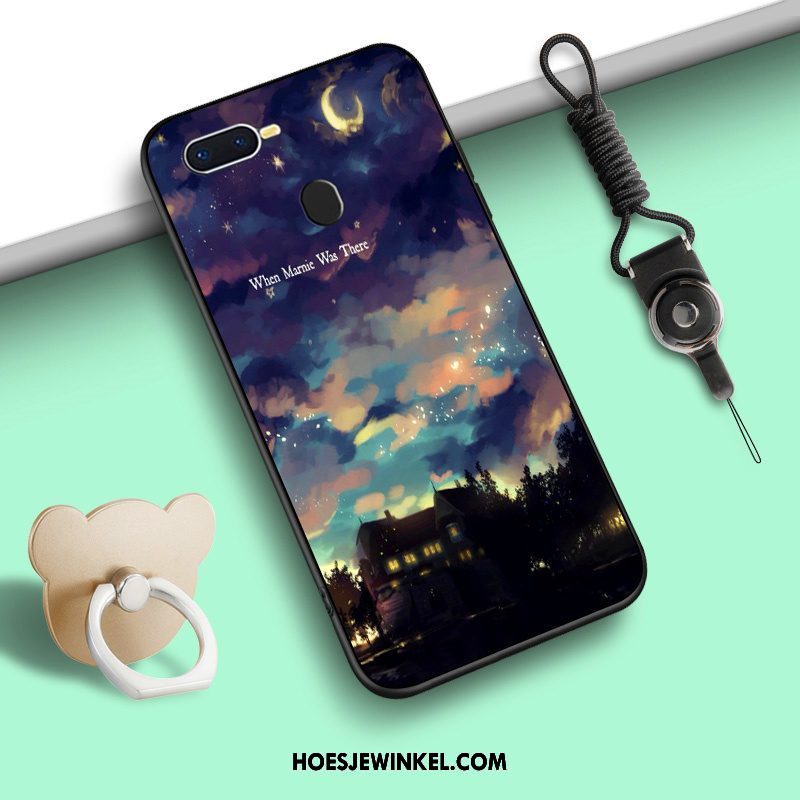 Oppo F9 Starry Hoesje Wit Mobiele Telefoon Scheppend, Oppo F9 Starry Hoesje Hoes Trend