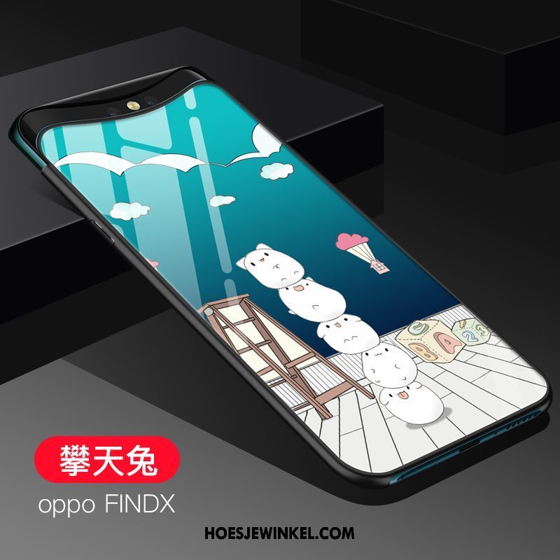 Oppo Find X Hoesje All Inclusive Nieuw Mobiele Telefoon, Oppo Find X Hoesje Bescherming Net Red