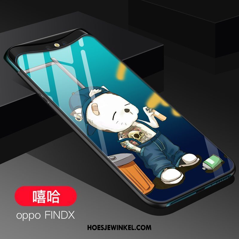 Oppo Find X Hoesje All Inclusive Nieuw Mobiele Telefoon, Oppo Find X Hoesje Bescherming Net Red