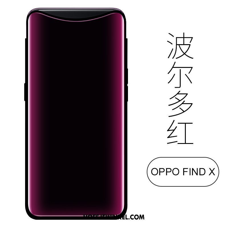 Oppo Find X Hoesje Bescherming Nieuw Glas, Oppo Find X Hoesje Blauw Hoes