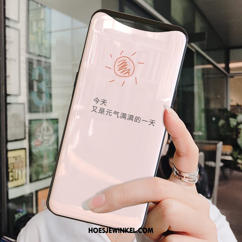 Oppo Find X Hoesje Bescherming Patroon Siliconen, Oppo Find X Hoesje All Inclusive Net Red