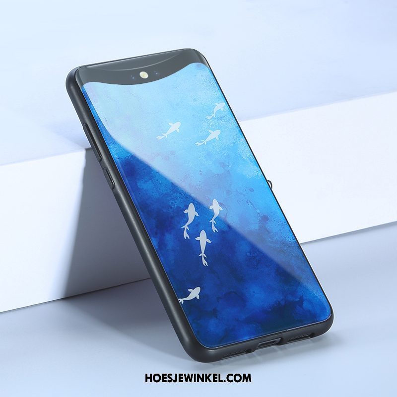 Oppo Find X Hoesje Hoes Bescherming Glas, Oppo Find X Hoesje Trend Chinese Stijl