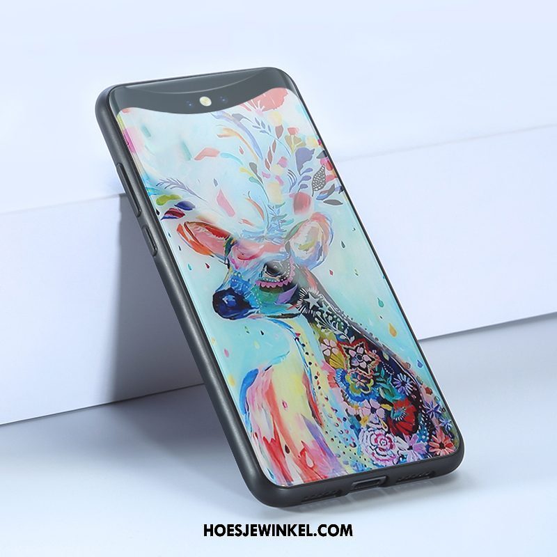 Oppo Find X Hoesje Hoes Bescherming Glas, Oppo Find X Hoesje Trend Chinese Stijl