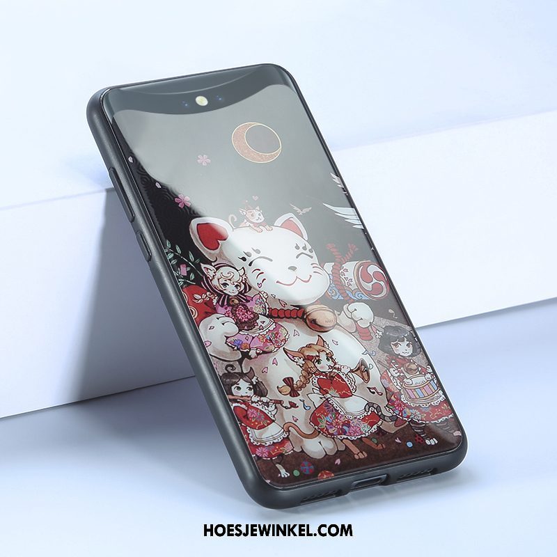 Oppo Find X Hoesje Hoes Bescherming Glas, Oppo Find X Hoesje Trend Chinese Stijl