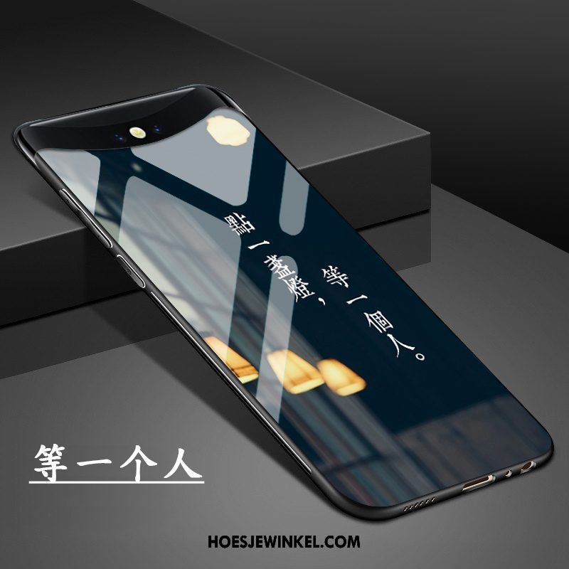 Oppo Find X Hoesje Mobiele Telefoon Hoes Siliconen, Oppo Find X Hoesje Trendy Merk Glas