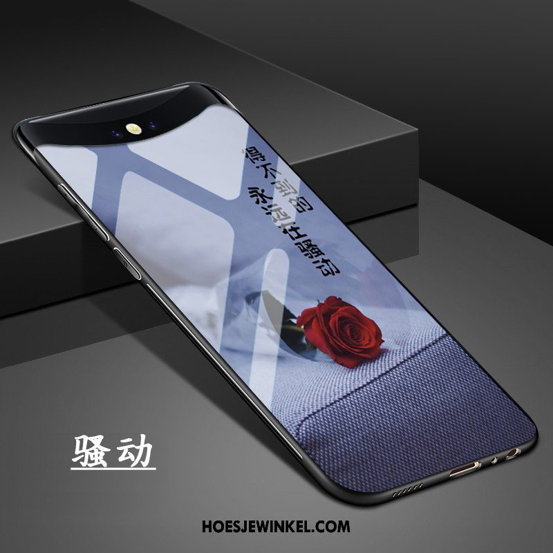 Oppo Find X Hoesje Mobiele Telefoon Hoes Siliconen, Oppo Find X Hoesje Trendy Merk Glas