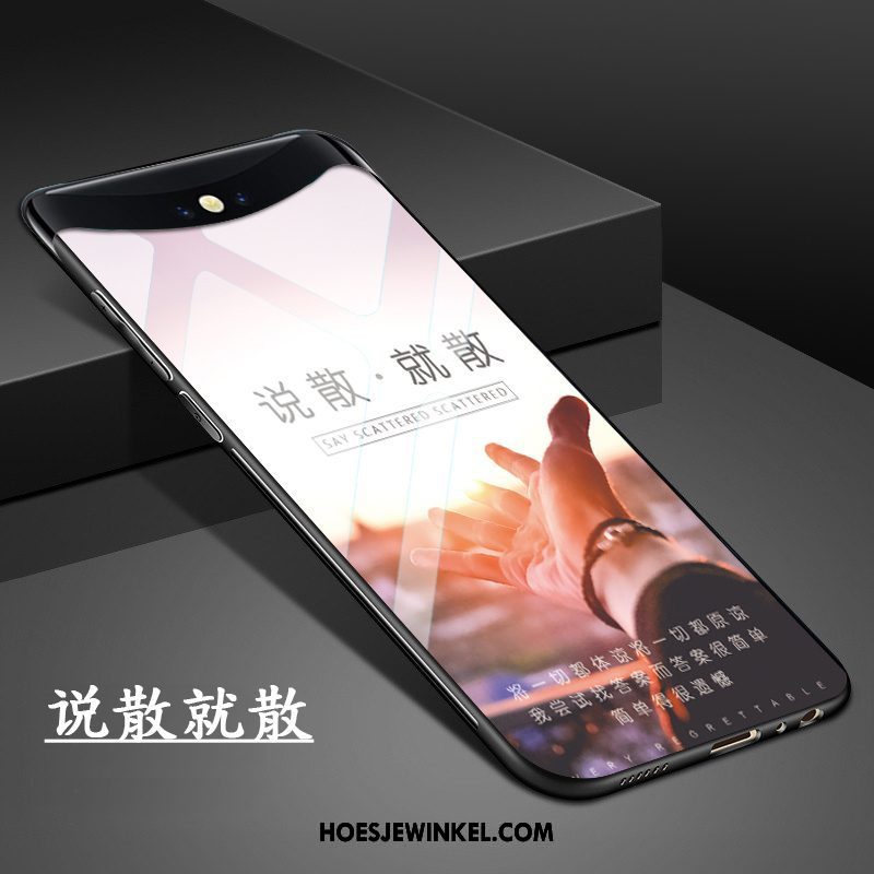 Oppo Find X Hoesje Mobiele Telefoon Hoes Siliconen, Oppo Find X Hoesje Trendy Merk Glas