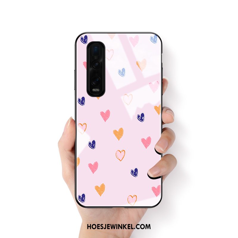 Oppo Find X2 Pro Hoesje All Inclusive Lovers Siliconen, Oppo Find X2 Pro Hoesje Scheppend Hanger