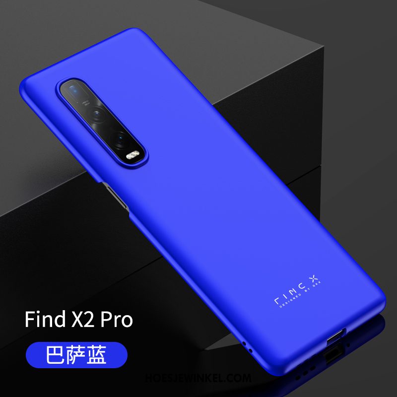 Oppo Find X2 Pro Hoesje Dun Blauw Bescherming, Oppo Find X2 Pro Hoesje Anti-fall Trendy Merk