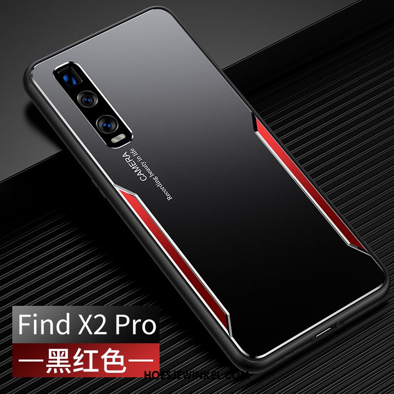 Oppo Find X2 Pro Hoesje Trendy Merk Metaal Mobiele Telefoon, Oppo Find X2 Pro Hoesje Siliconen Scheppend