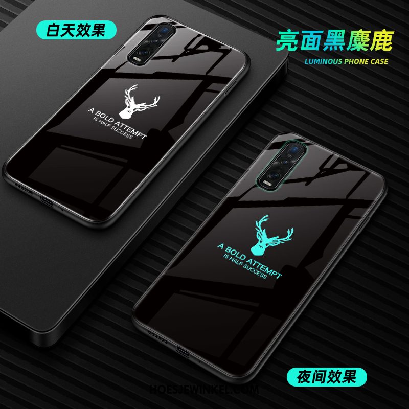 Oppo Find X2 Pro Hoesje Trendy Merk Siliconen Hoes, Oppo Find X2 Pro Hoesje Anti-fall Mobiele Telefoon