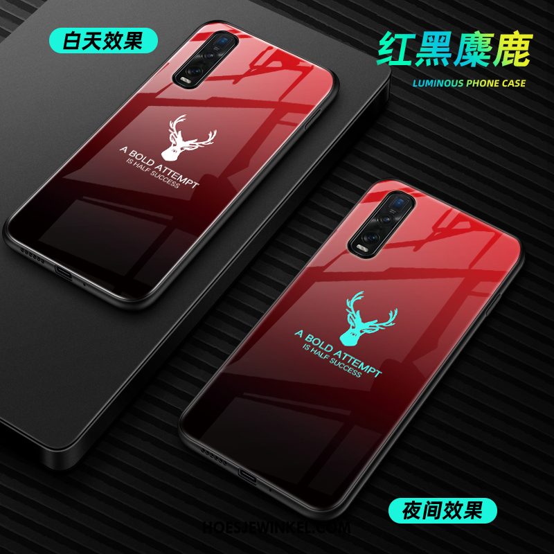 Oppo Find X2 Pro Hoesje Trendy Merk Siliconen Hoes, Oppo Find X2 Pro Hoesje Anti-fall Mobiele Telefoon