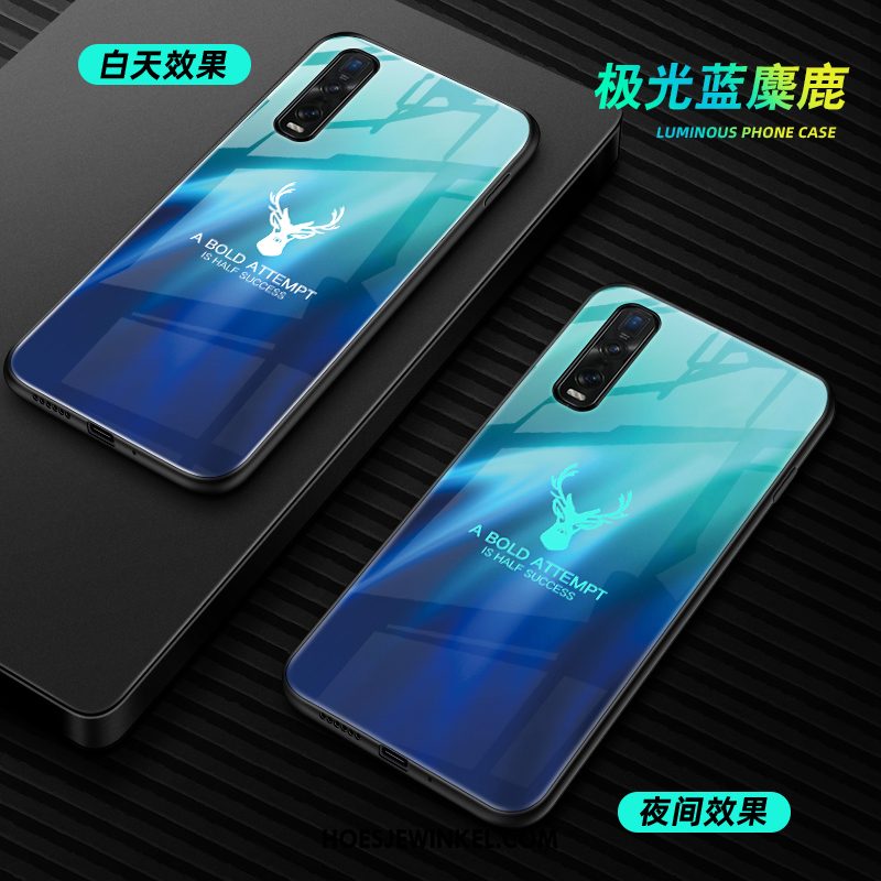 Oppo Find X2 Pro Hoesje Trendy Merk Siliconen Hoes, Oppo Find X2 Pro Hoesje Anti-fall Mobiele Telefoon