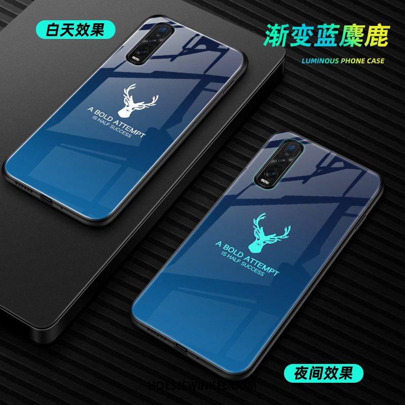 Oppo Find X2 Pro Hoesje Trendy Merk Siliconen Hoes, Oppo Find X2 Pro Hoesje Anti-fall Mobiele Telefoon