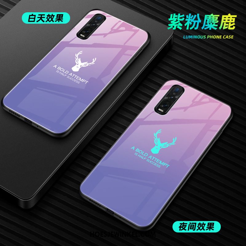 Oppo Find X2 Pro Hoesje Trendy Merk Siliconen Hoes, Oppo Find X2 Pro Hoesje Anti-fall Mobiele Telefoon